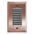 Elco Lighting ELST9640CP Ibis Mini LED Step Light with Angled Louver, 120V, 2W, 4000K, Copper
