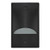 Elco Lighting ELST9830B Ibis Mini LED Step Light with Scoop, 120V, 2W, 3000K, Black