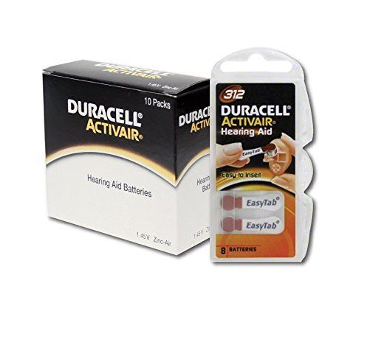 180 x Duracell Activair Hörgerätebatterien Größe 312 Hearing AID 30x6 Stück 6134
