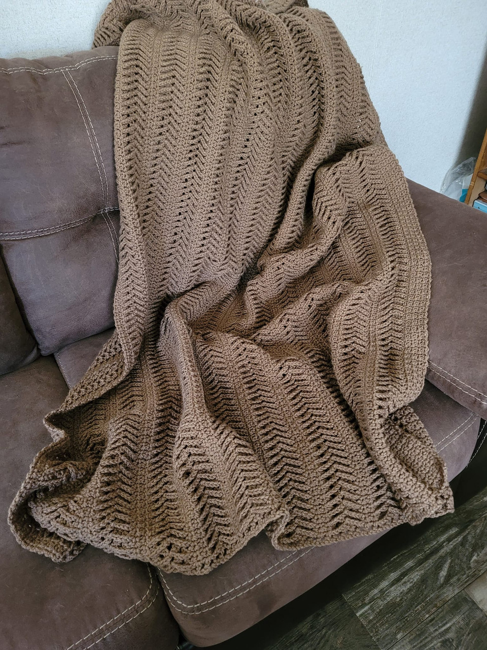 HC Homemades Herringbone Throw - Thumbnail 3