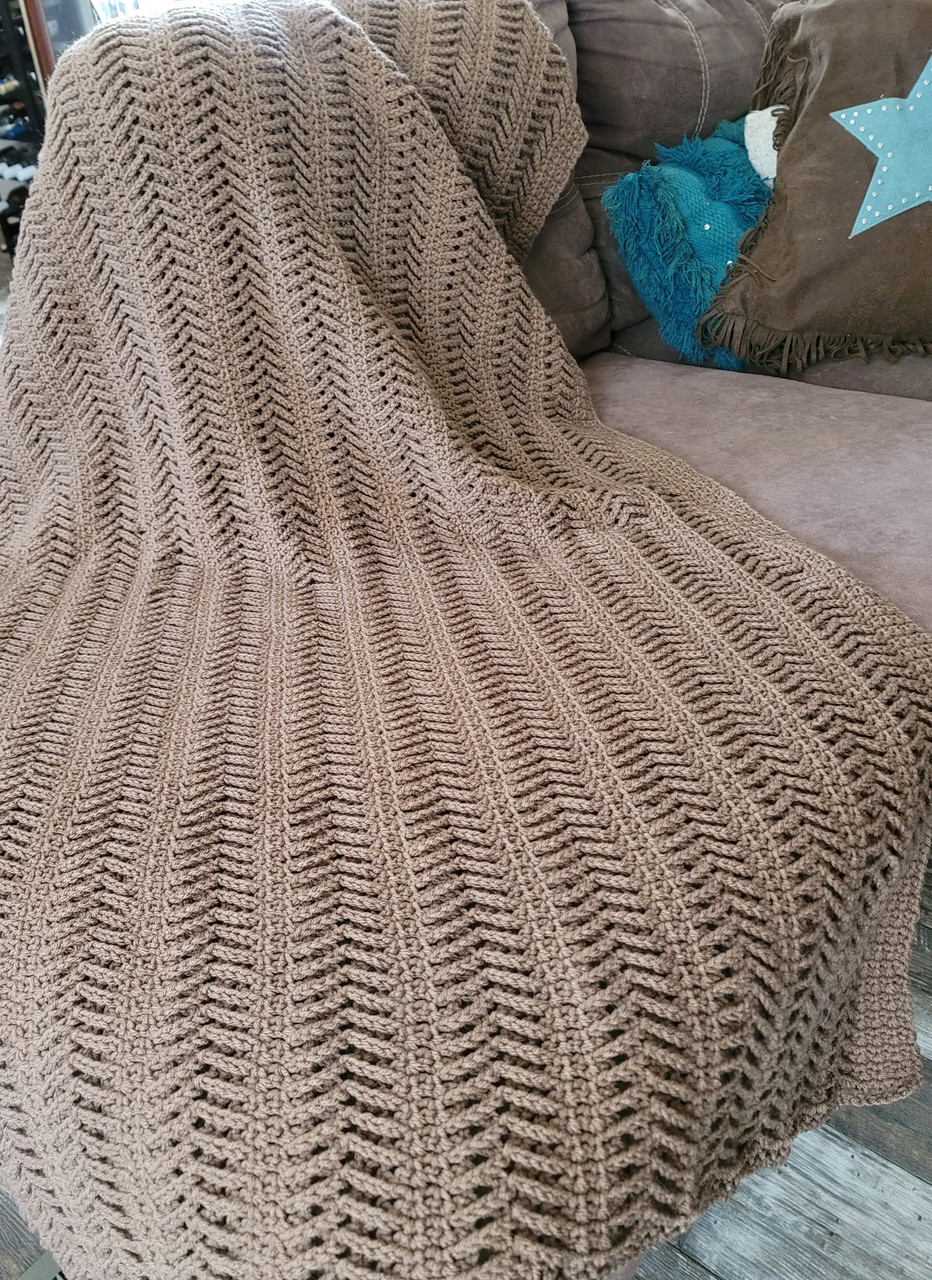 HC Homemades Herringbone Throw - Thumbnail 2