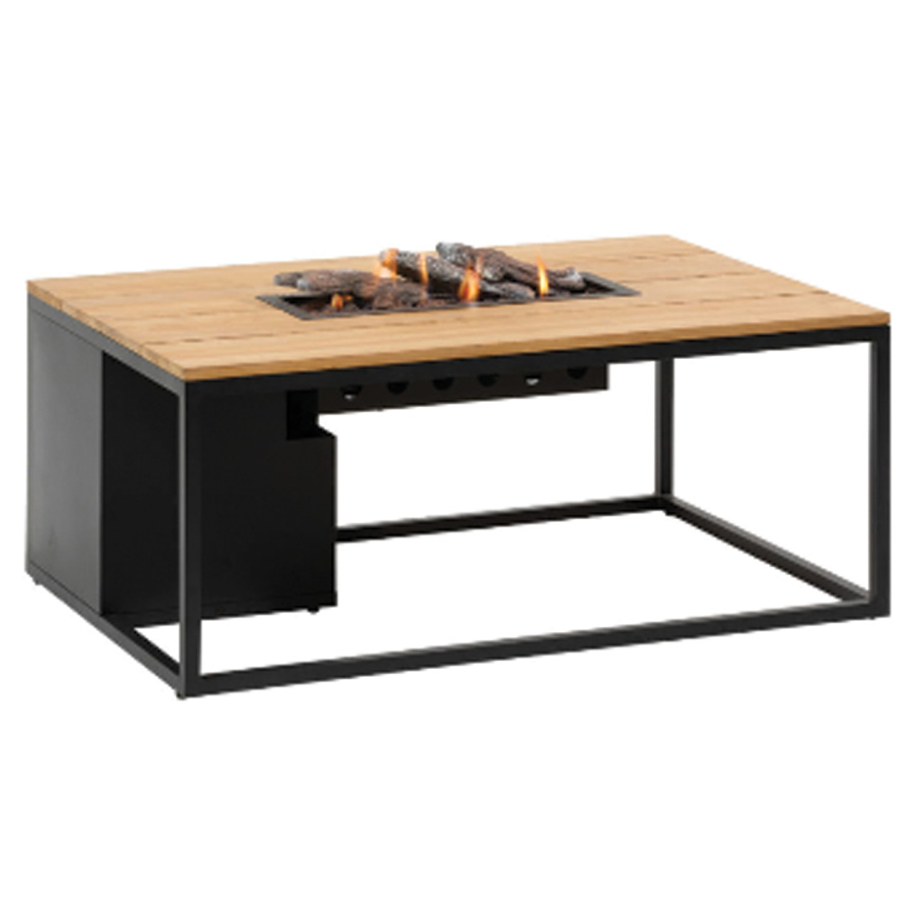 Cosiloft 120 Black Frame / Teak Top