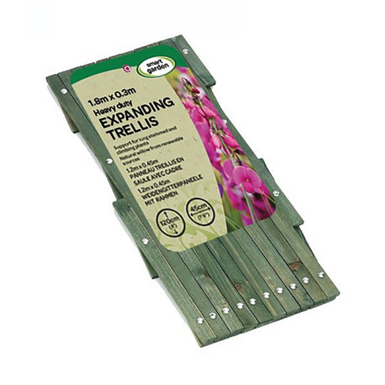 Heavy Duty Expanding Trellis - Green 1.8 x 0.9m (*in-store only)