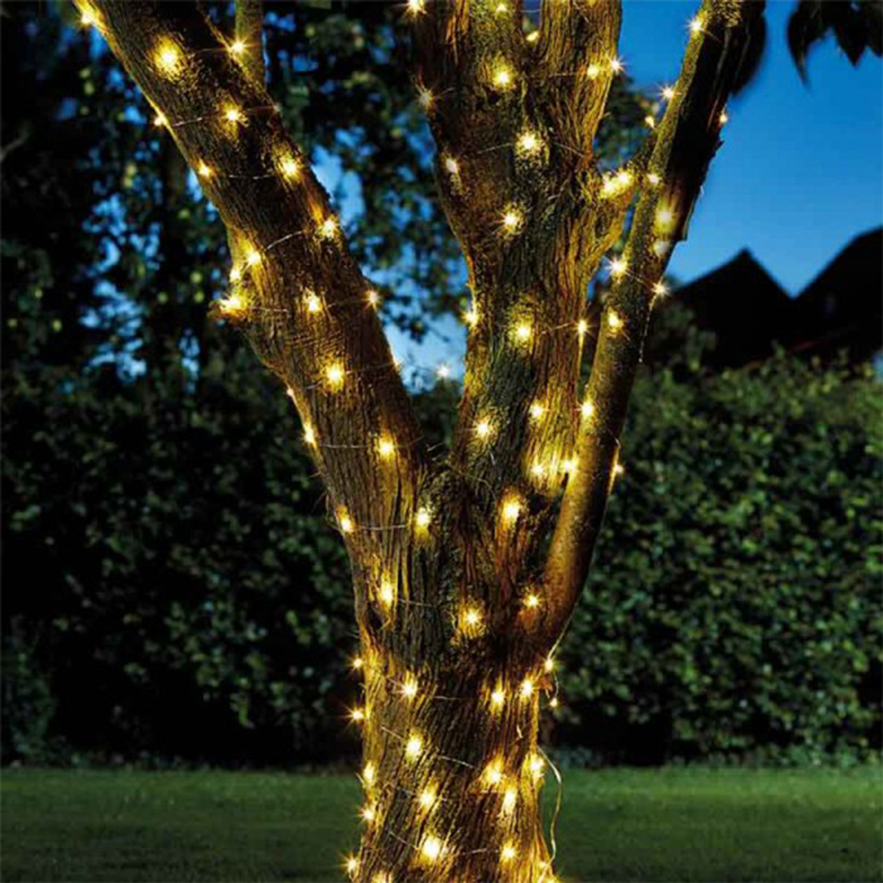 Firefly Solar String Lights - 50 Warm White LEDs