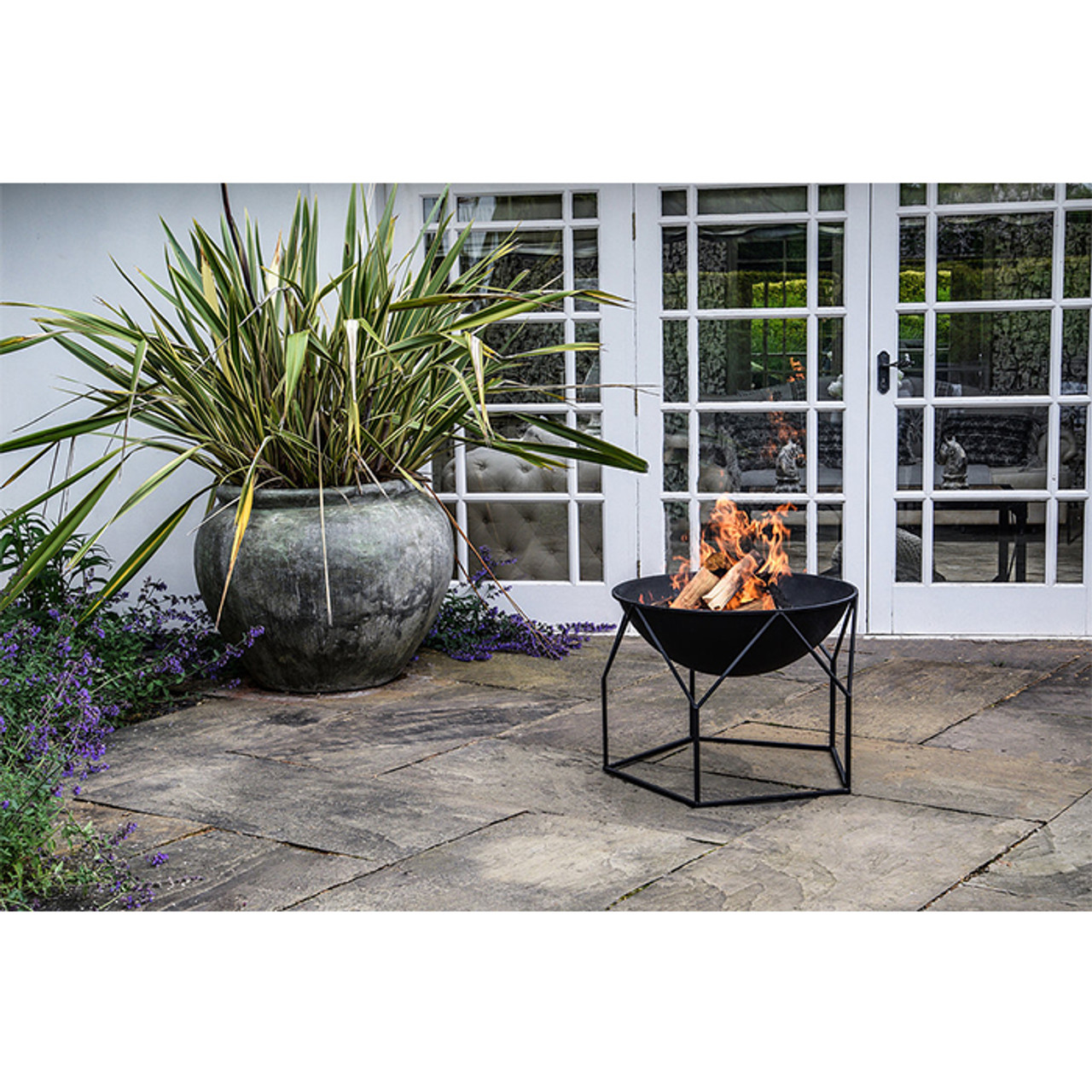 Outdoor Buck Firebowl Black 70cm