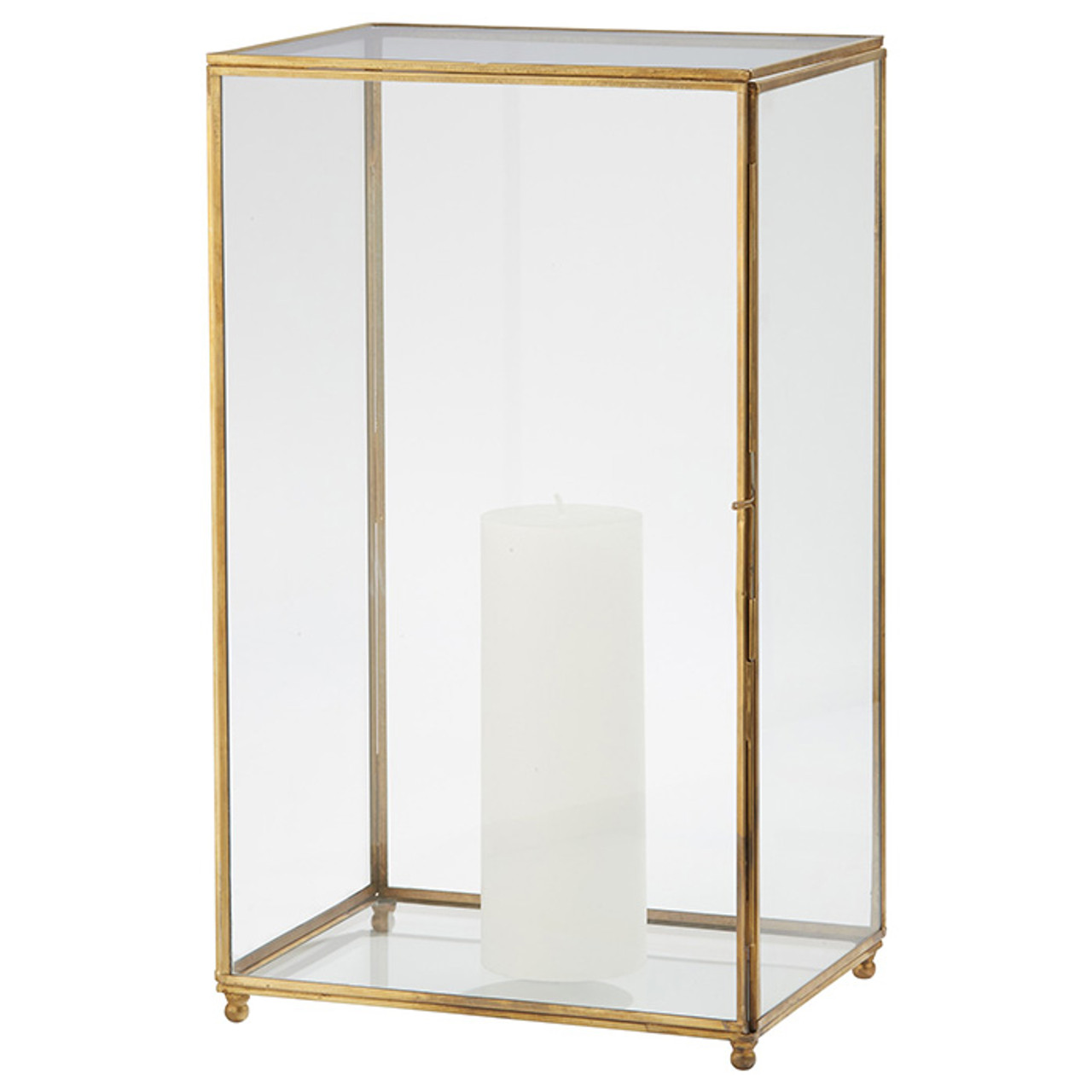 Auria Display Cabinet 42cm Antique Gold
