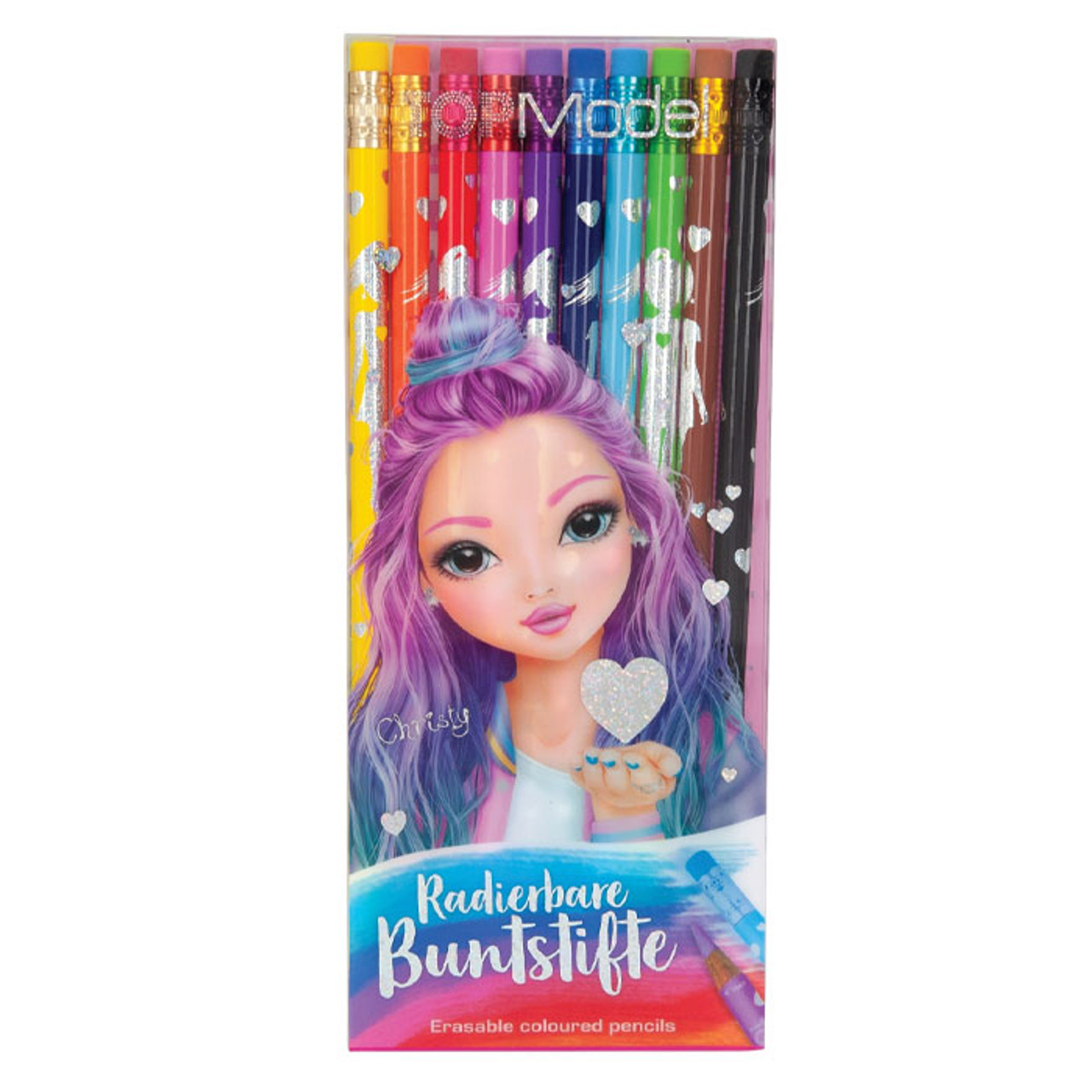 TOPModel Erasable Coloured Pencils