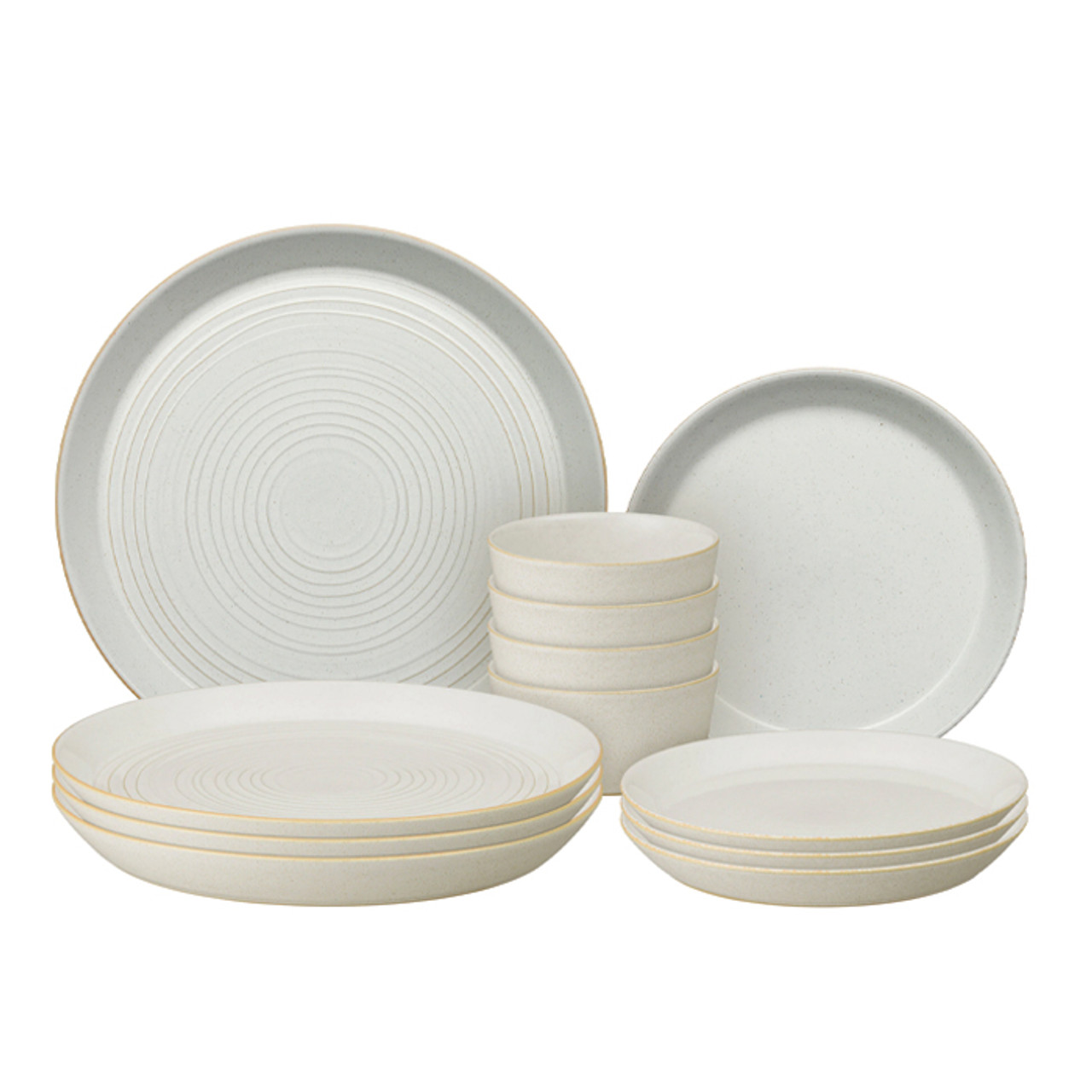 Impression Cream 12 Piece Tableware Set