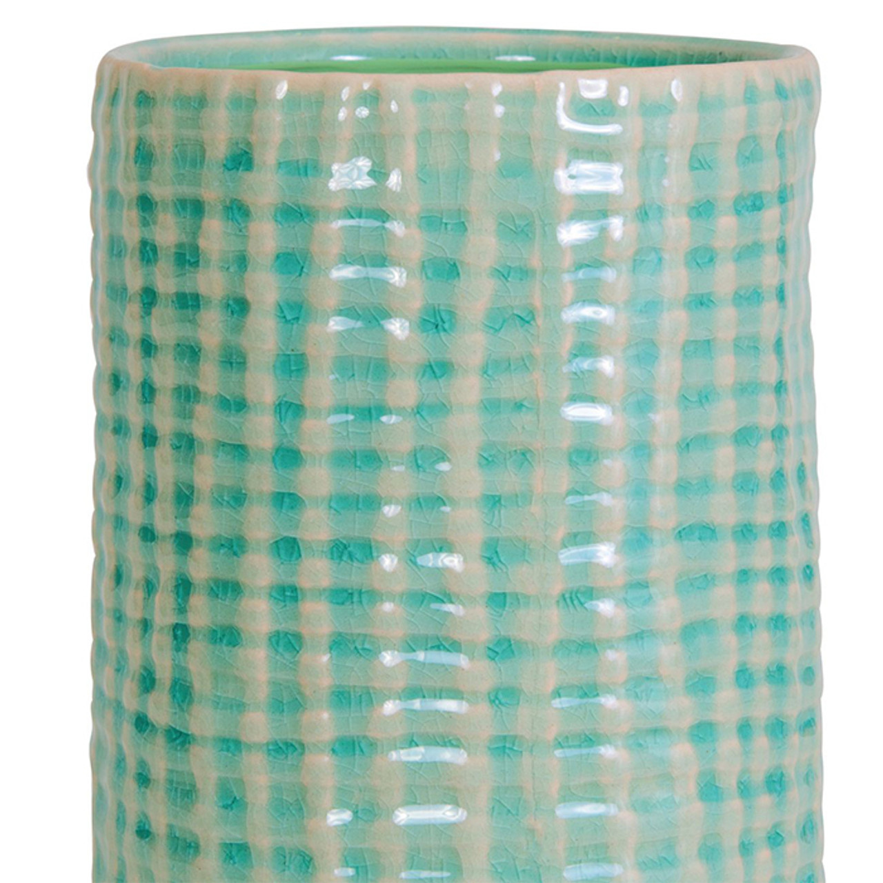 Shorton Mint Ceramic Vase 14x14x36cm