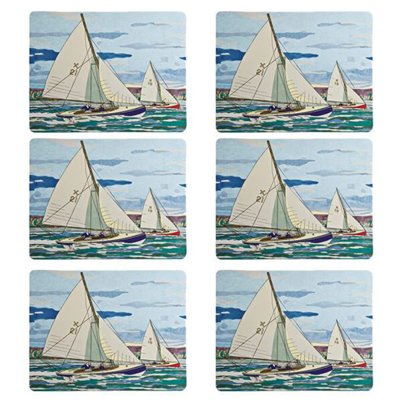 Denby Sailing Set of 6 Placemats