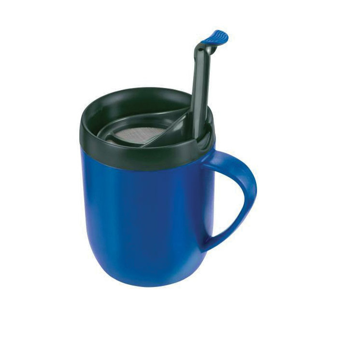 Zyliss Blue Hot Coffee Mug Cafetiere Flask