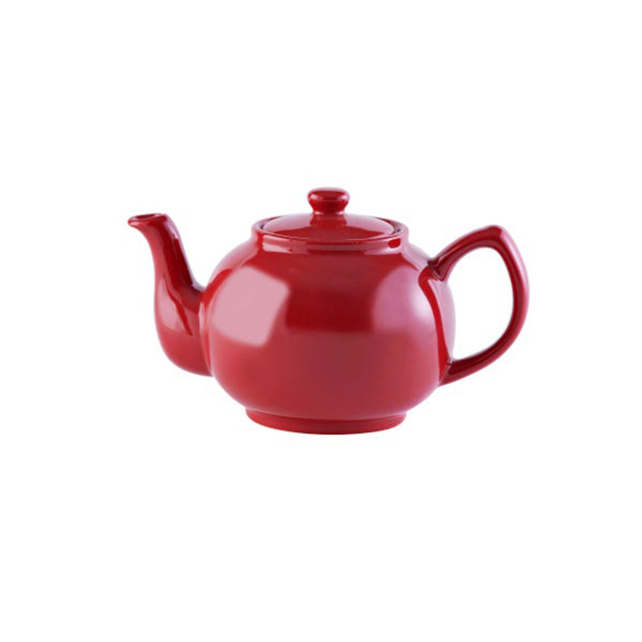 Red 6 Cup Teapot