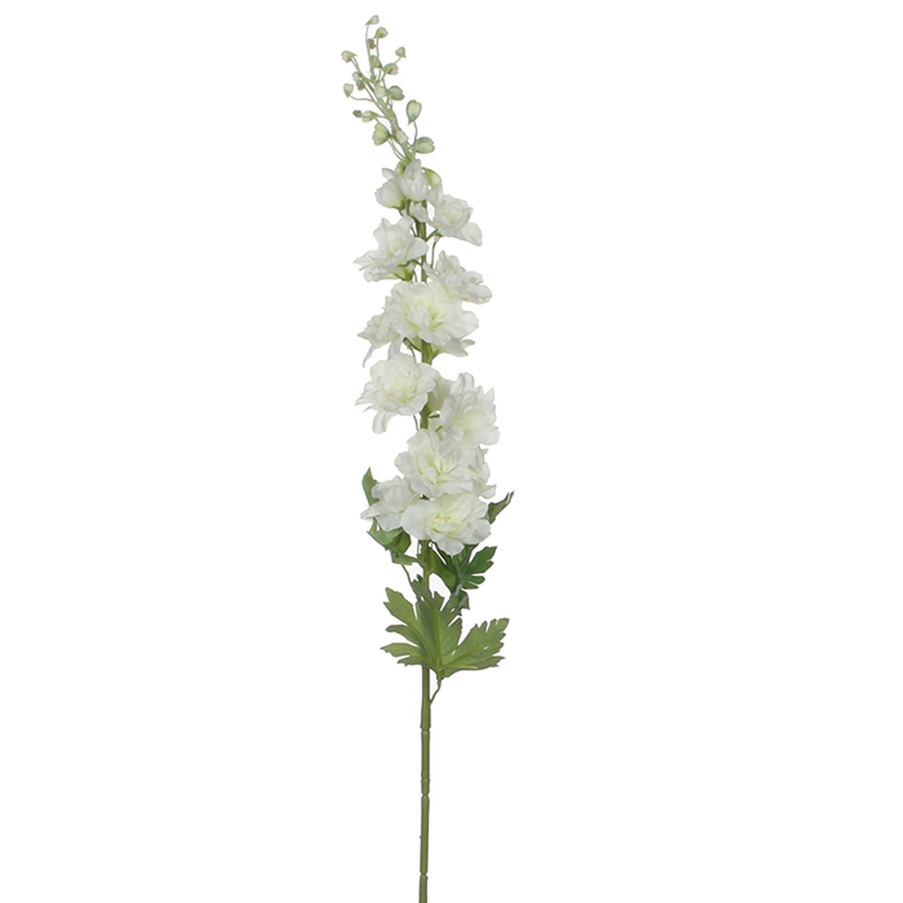 Delphinium White Artificial Flower 78cm