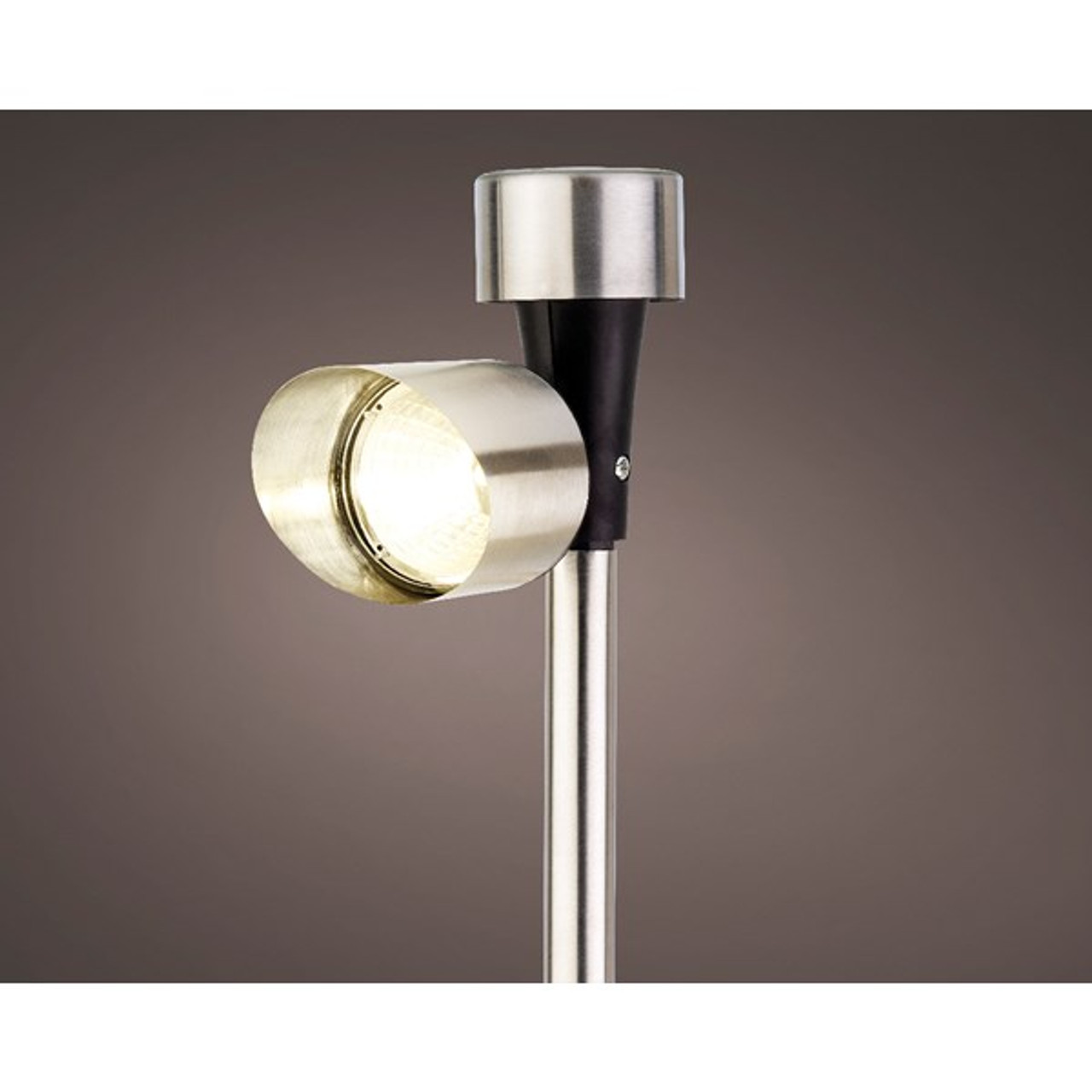 Solar Stake Light Stainless Steel 23.5cm