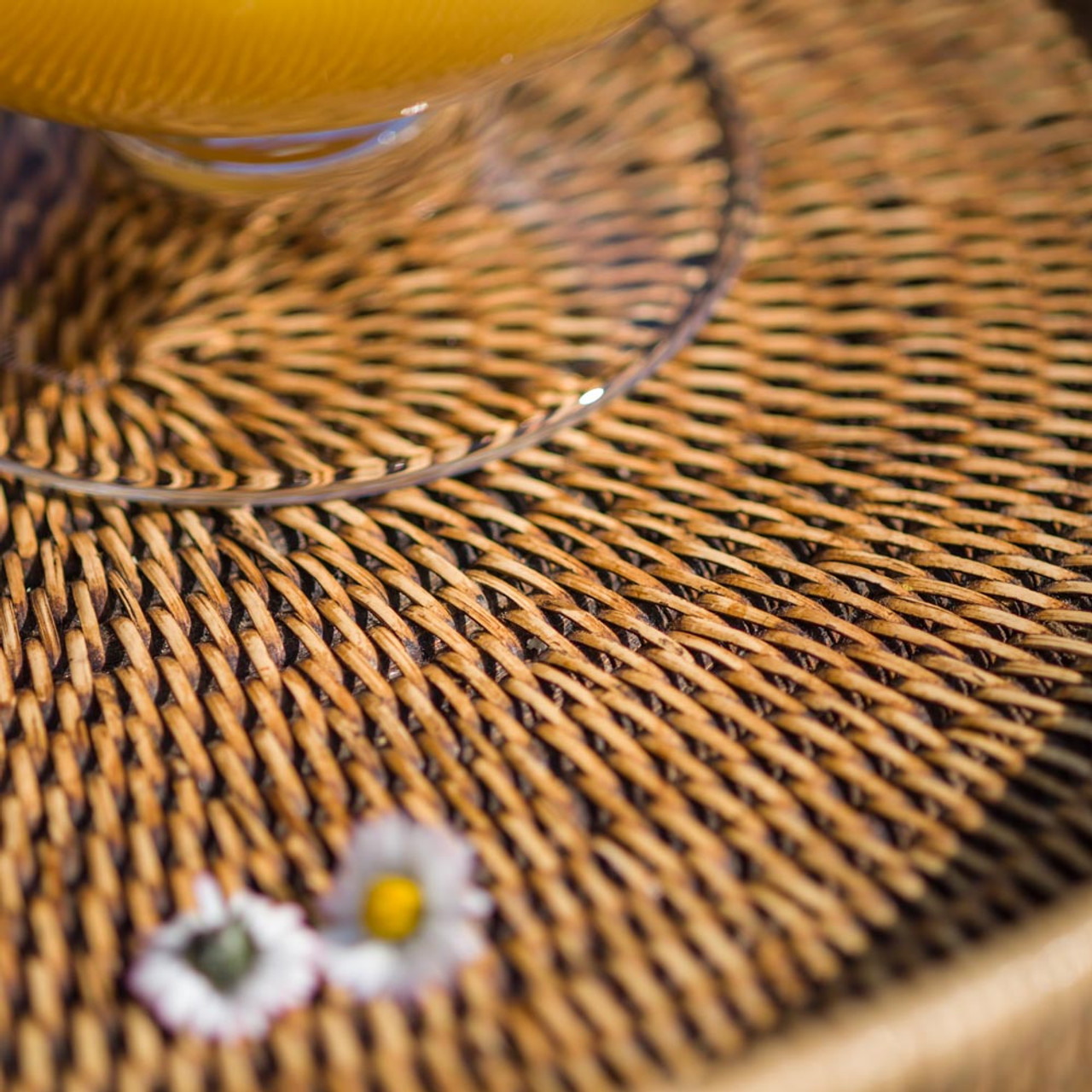 TOGO Tray, Oval, with Border, Reed, 46cm