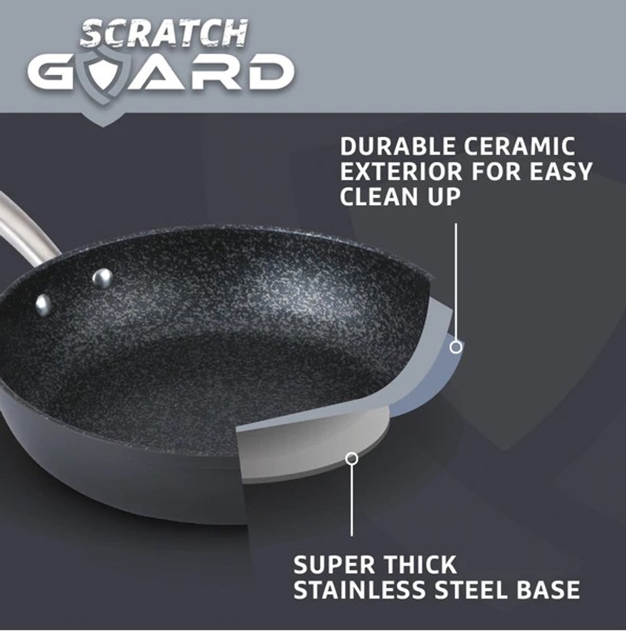 Scratch Guard 31cm Every Day Pan With Lid