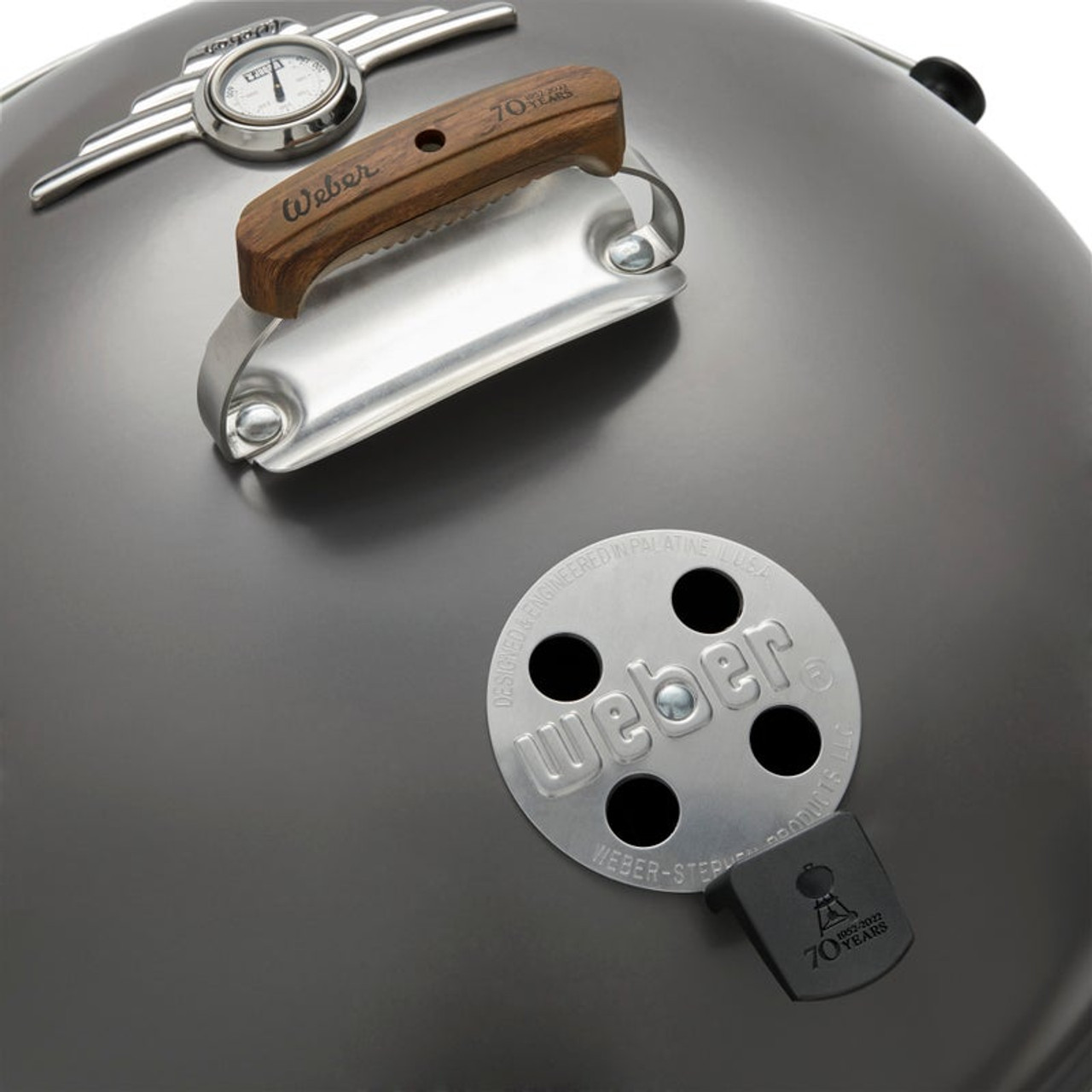 70th Anniversary Edition Kettle Charcoal Barbecue 57cm - Hollywood Grey