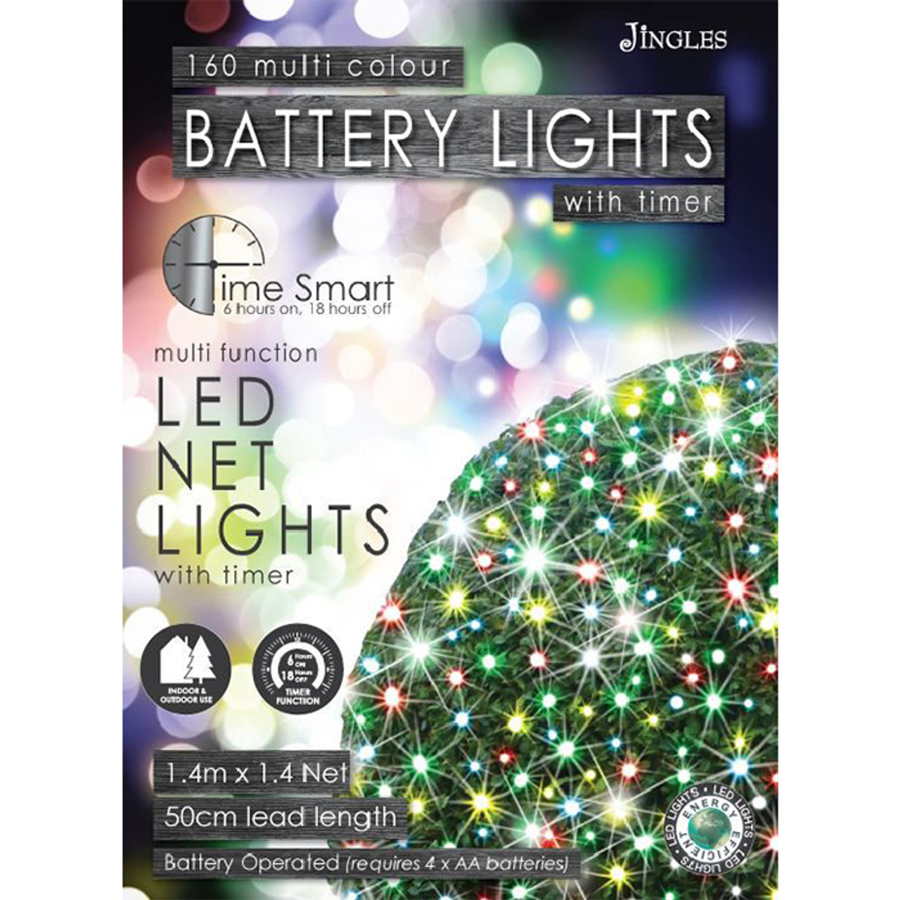 outdoor multi coloured battery lights