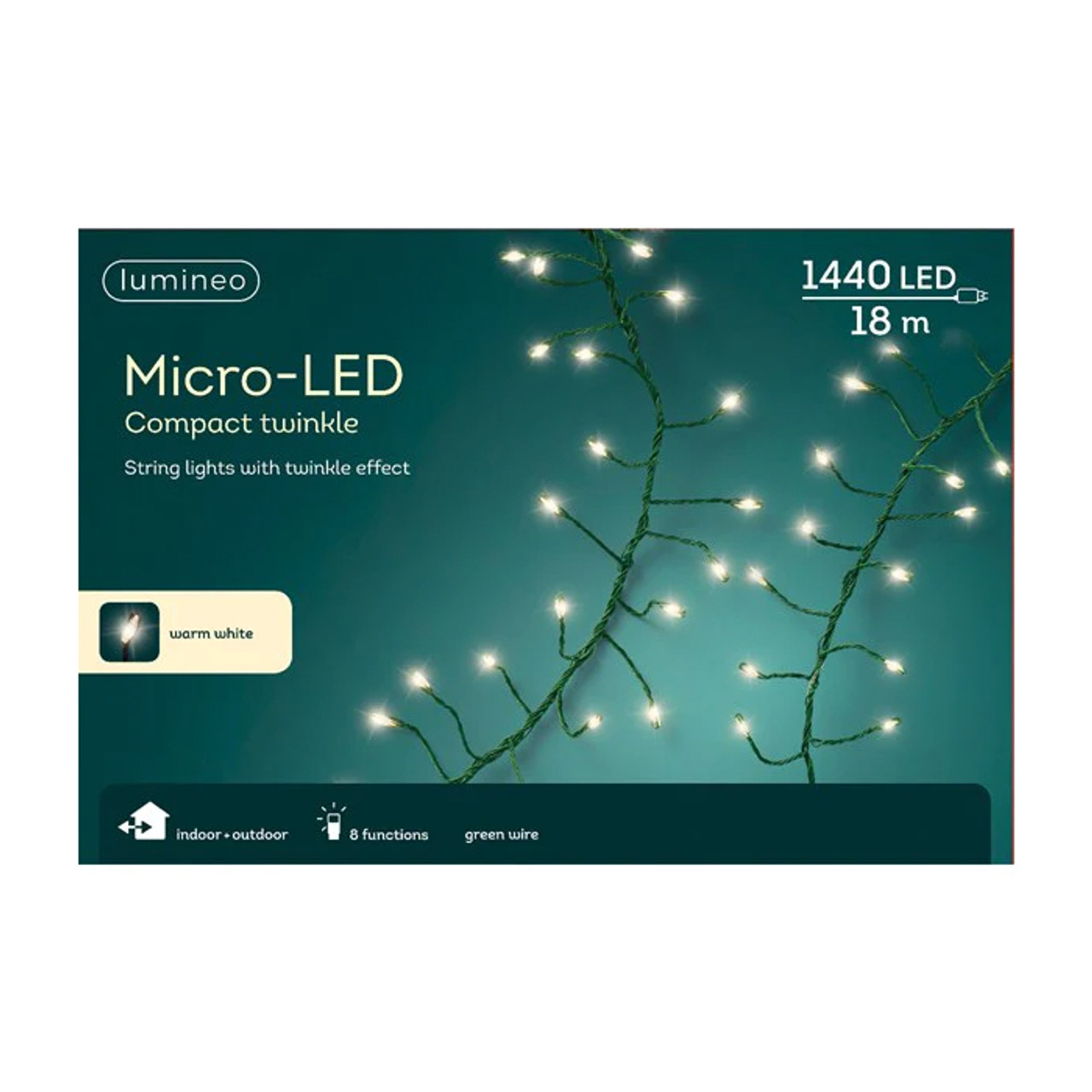 Micro LED Cluster 1440 Warm White Lights