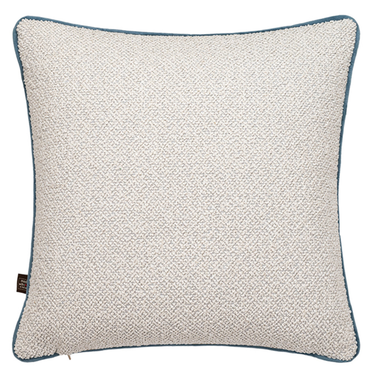 Leighton 58x58cm Cushion, Ecru/Blue