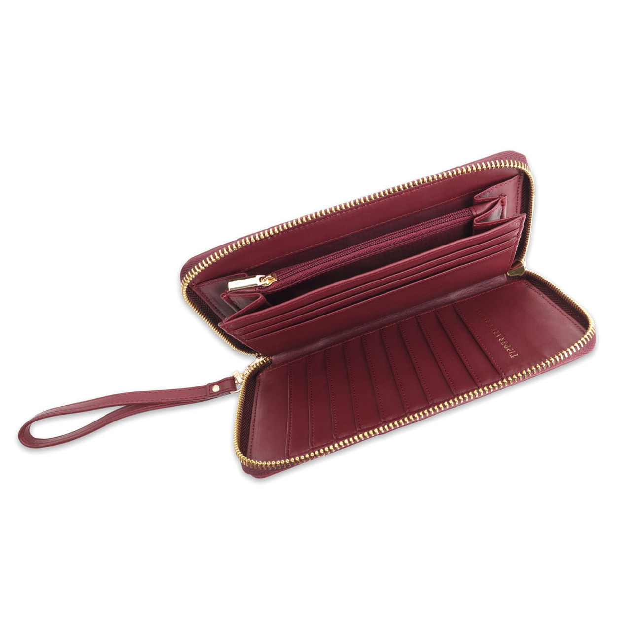 Chevron Burgundy Wallet