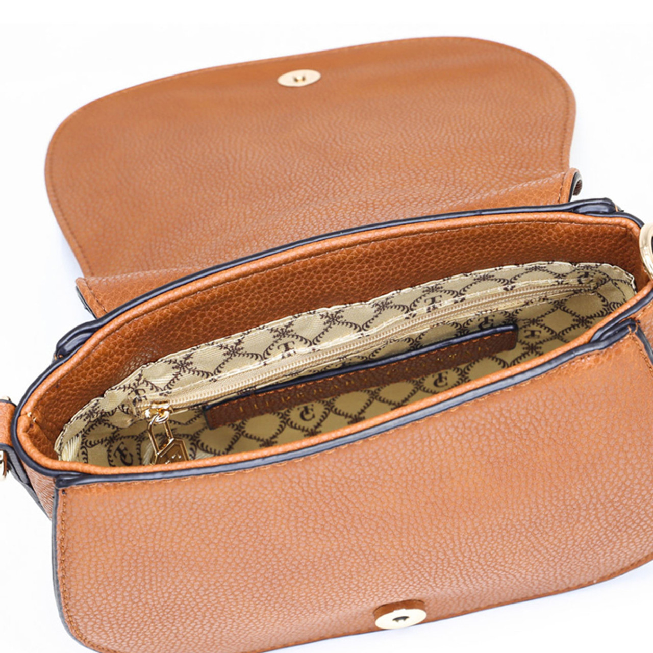 Kensington Tan Saddle Bag