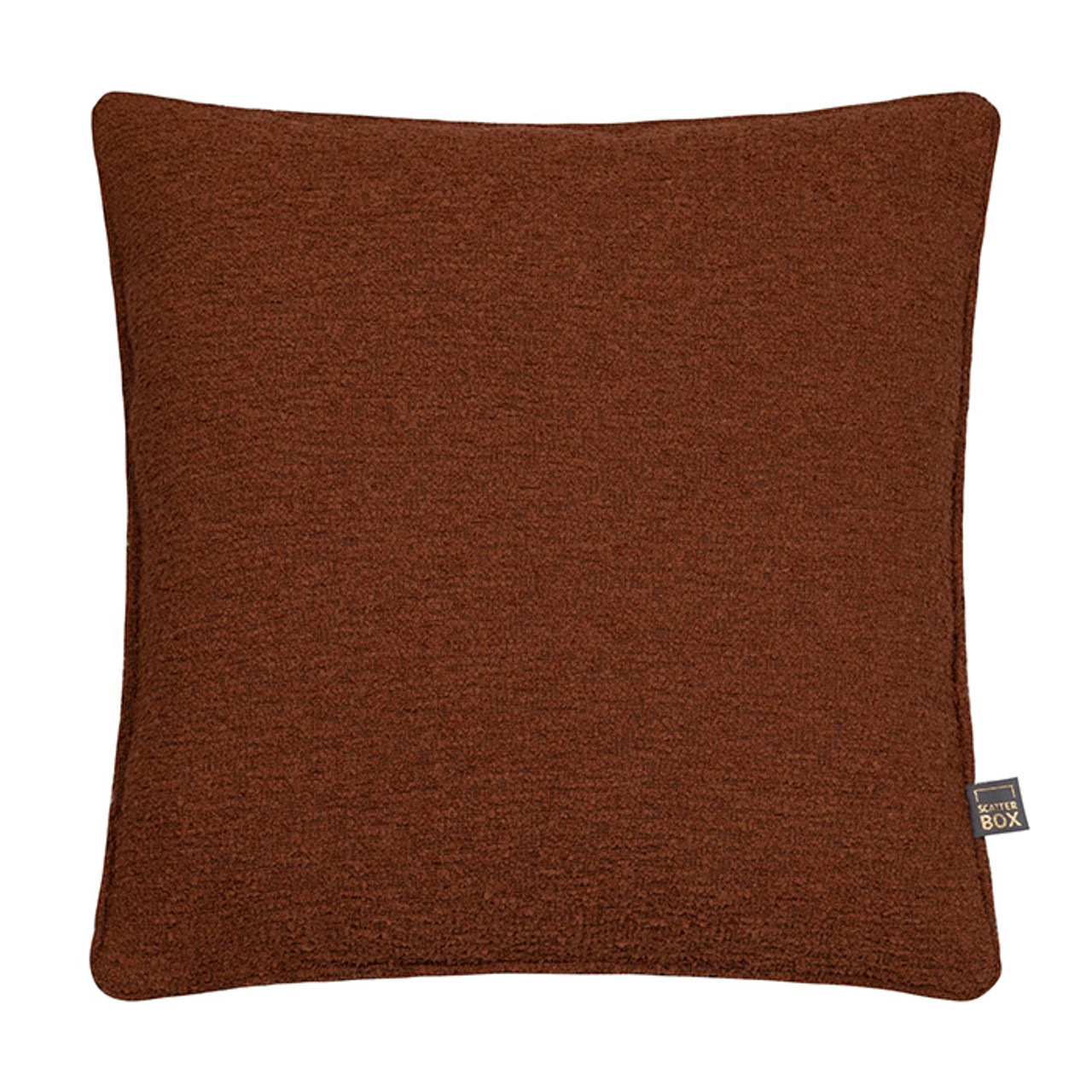 Cora 43x43cm Cushion, Rust