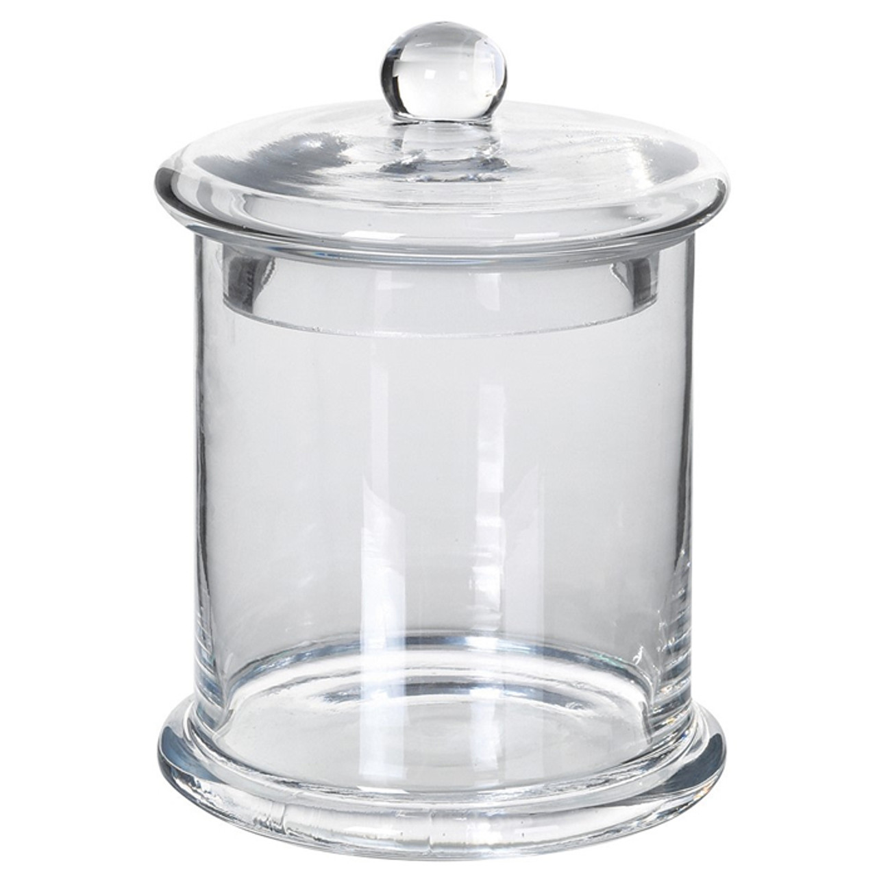 Small Lidded Glass Jar