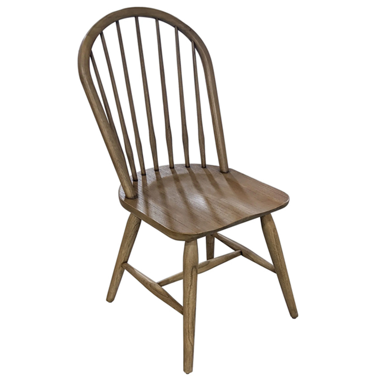 Selene Spindle Back Dining Chair – Rustic Brown
