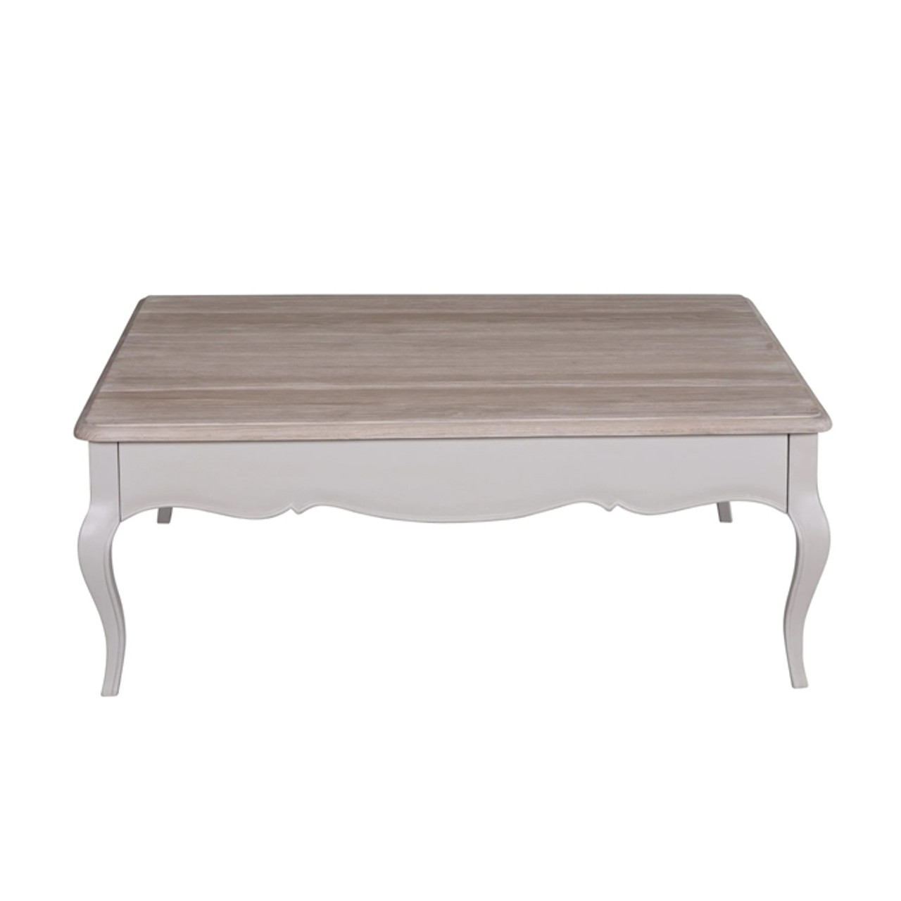 4ft Selene Square Coffee Table with Drawer – Hardwick/Rustic Brown