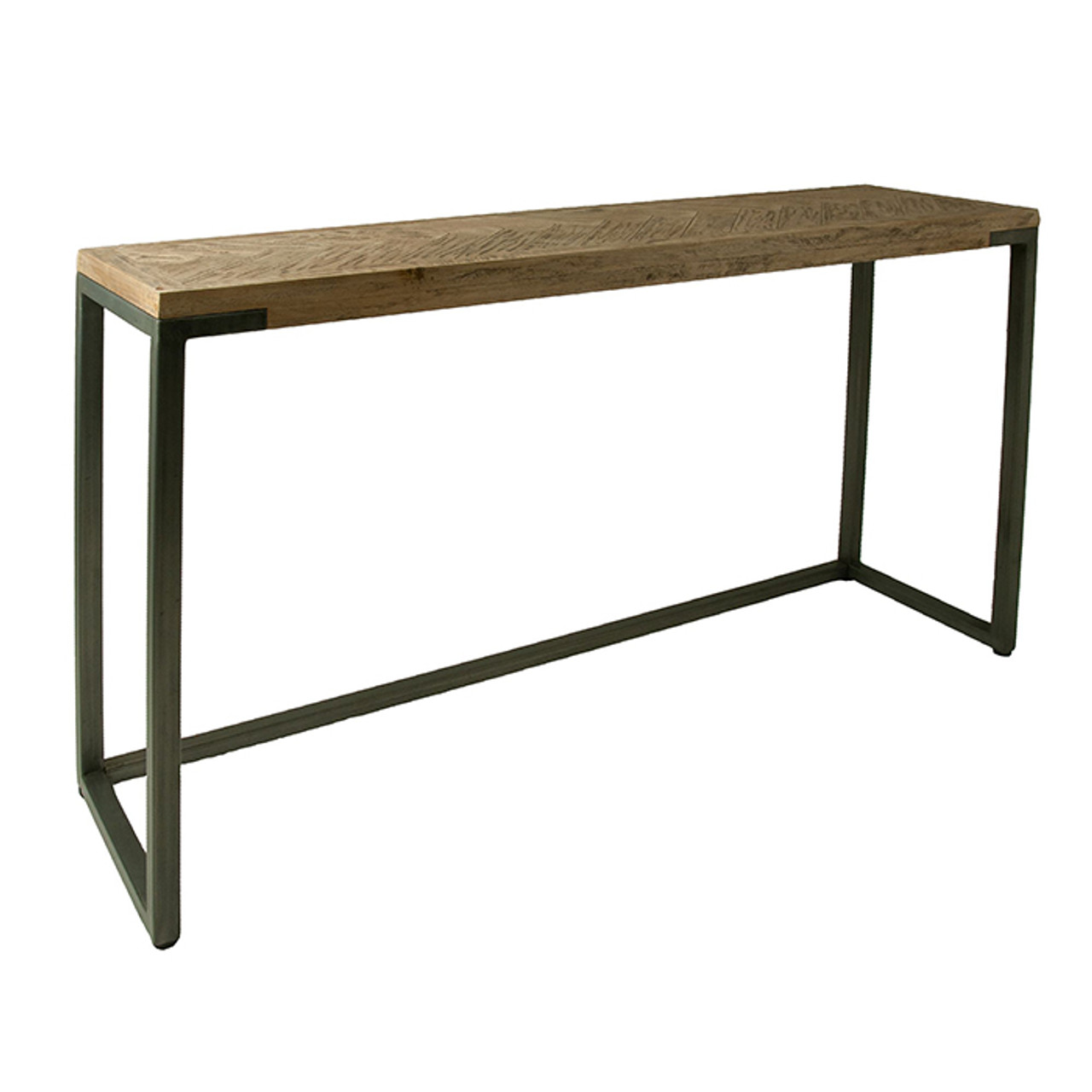 Chevron Console Table