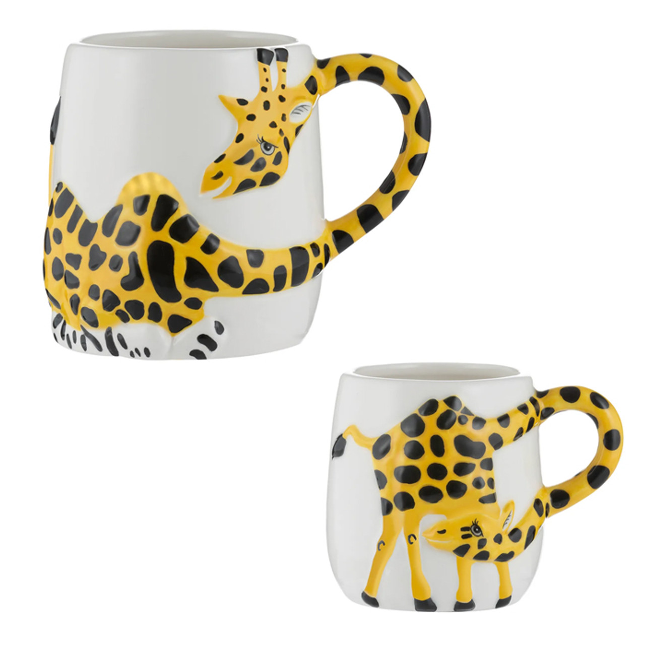 Giraffe Set Of 2 Mugs 19.5cl