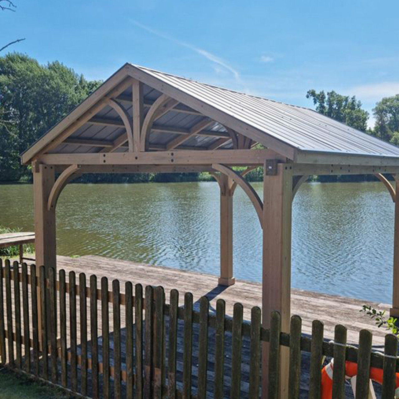 Cedar Wooden Gazebo 4.2 x 3.6m