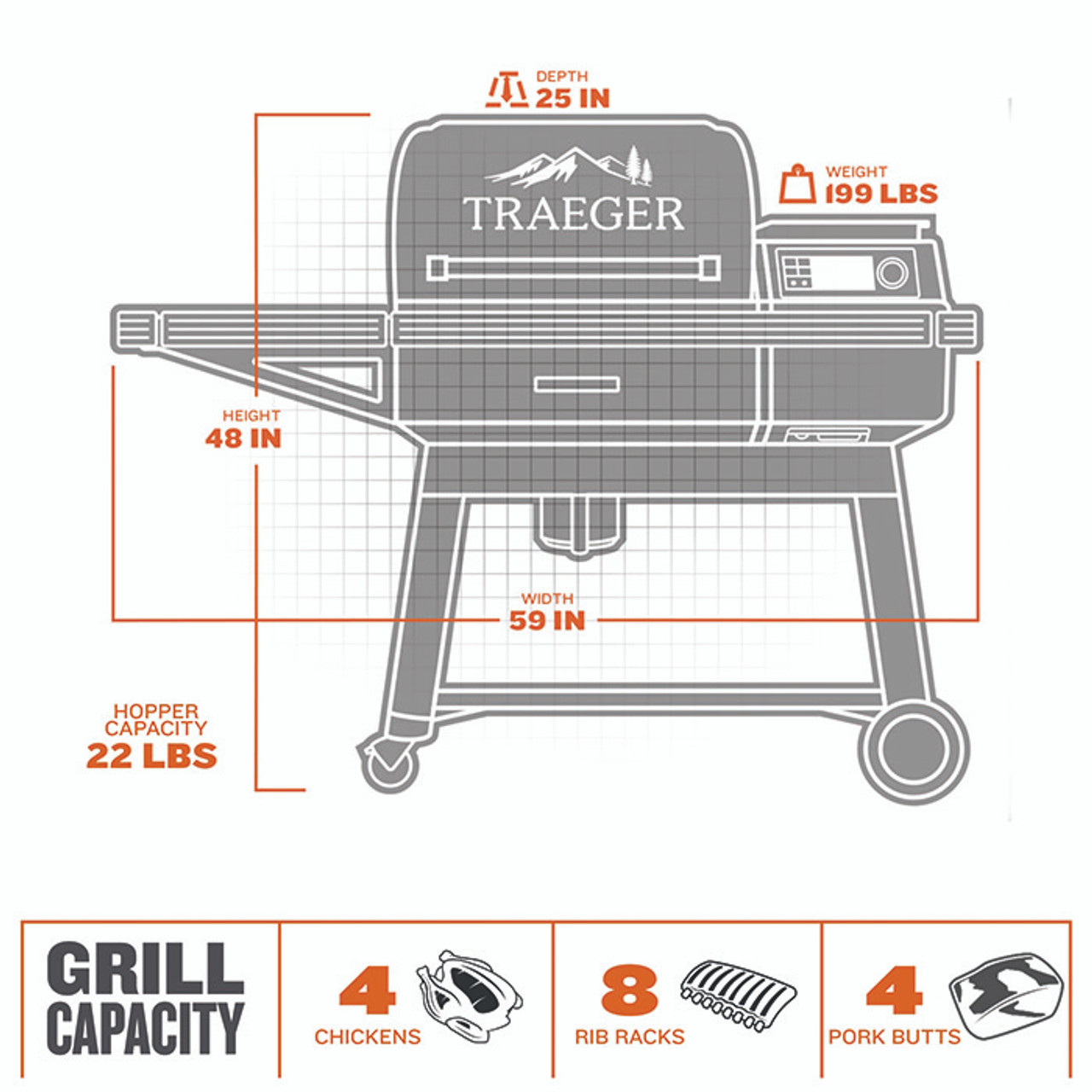 Traeger® Ironwood  - WiFi Enabled