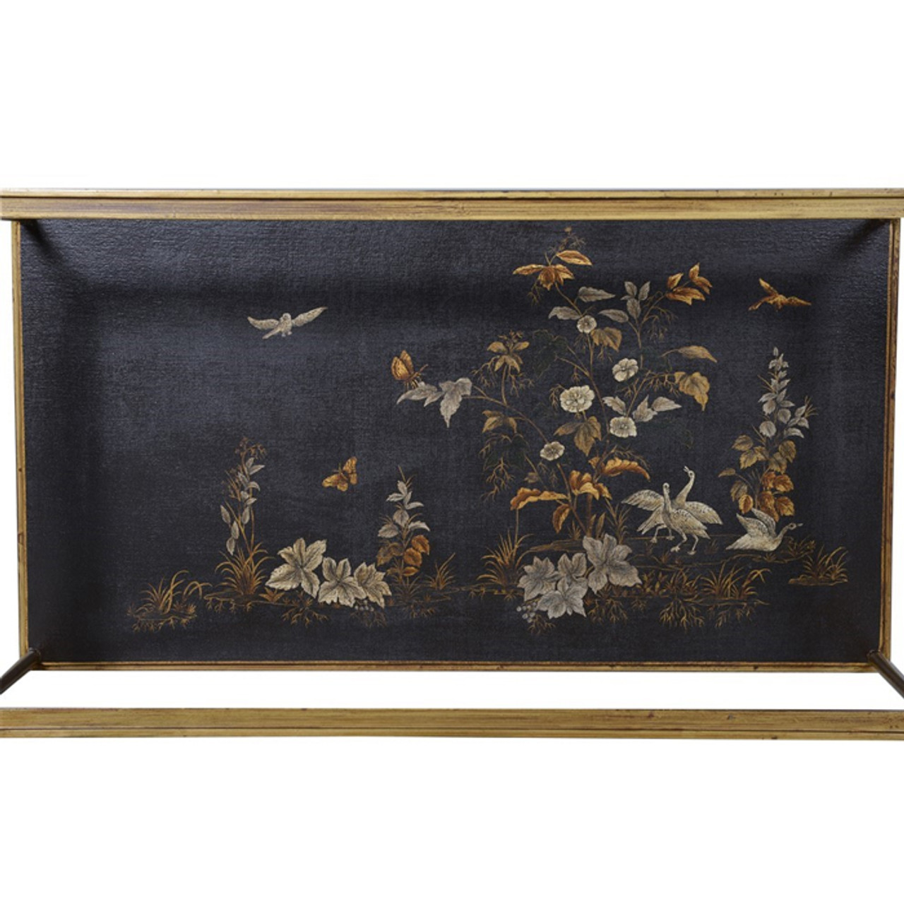 Gold Leaf and Glass Coffee Table