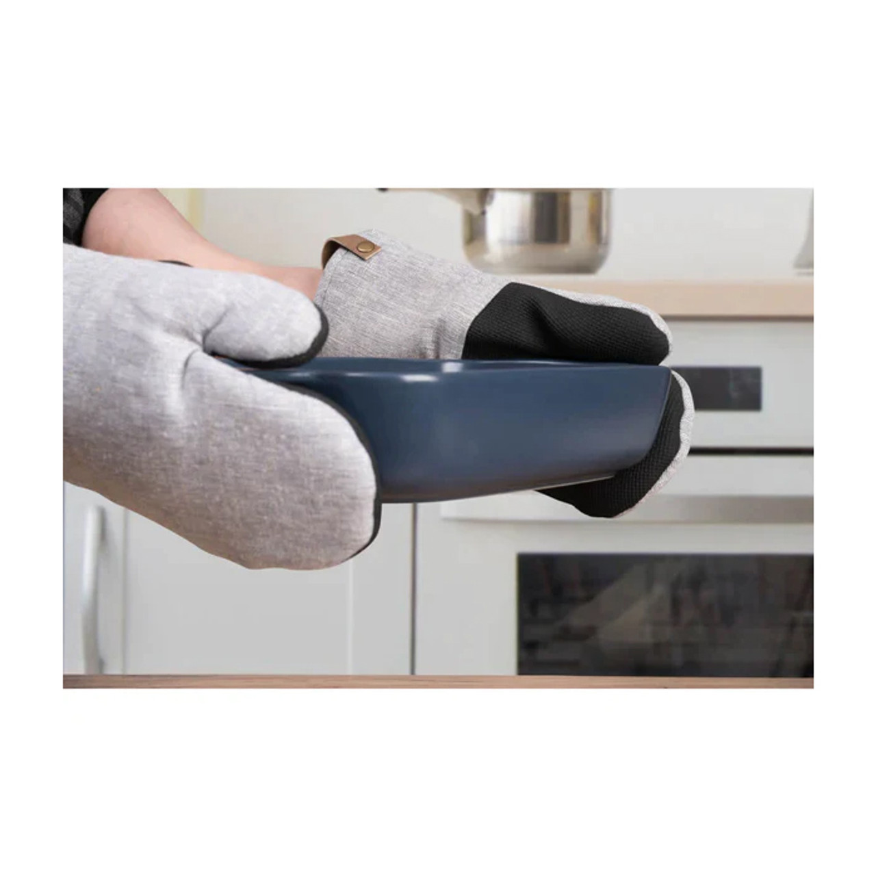 Neoprene Oven Mitt 2pk - Grey