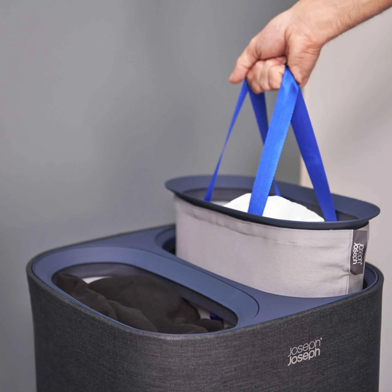 Tota 60L Laundry Separation Basket Black *Instore