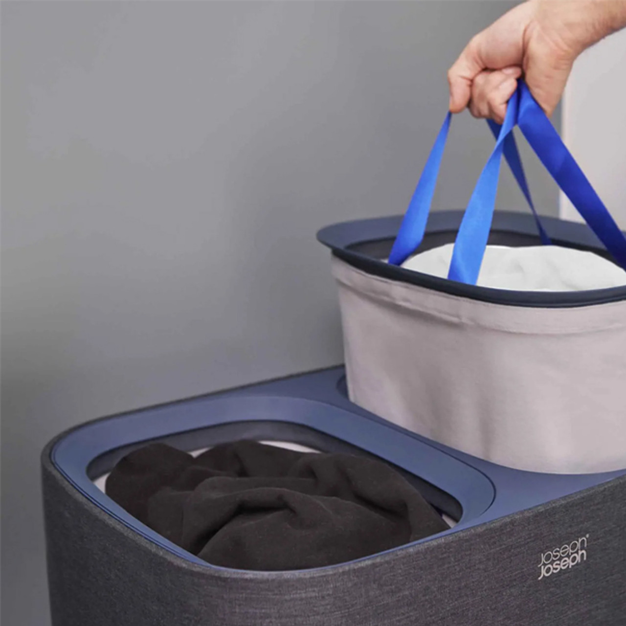 Tota 90L Laundry Separation Basket Black*Instore