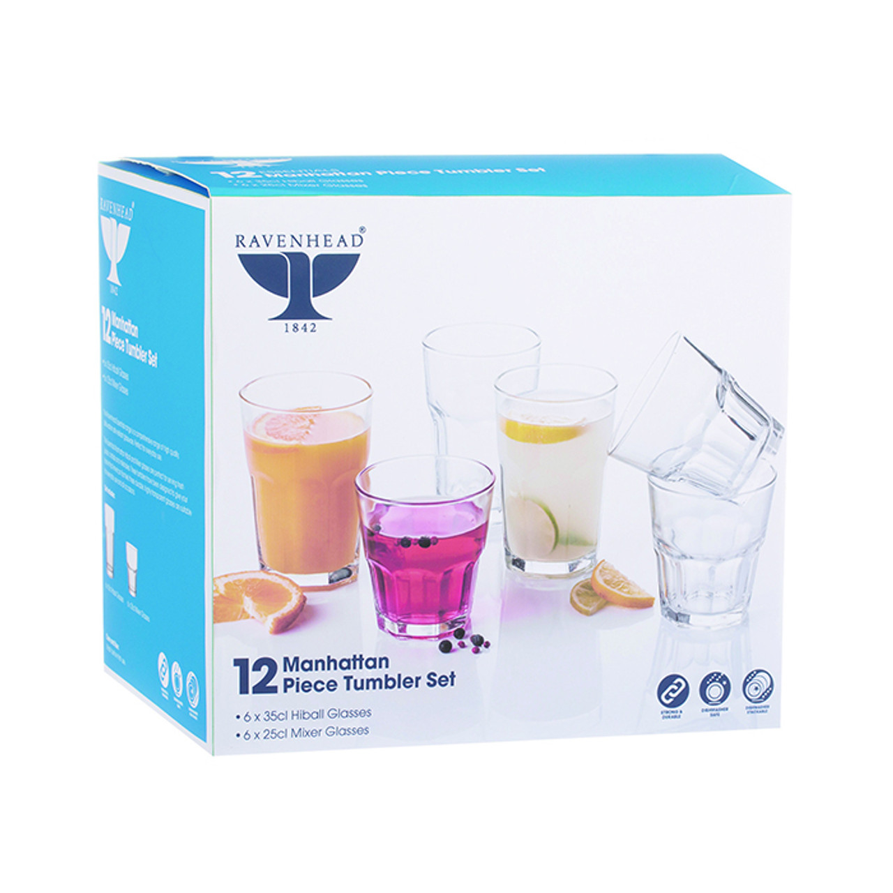 Manhattan 12 Piece Tumbler Set