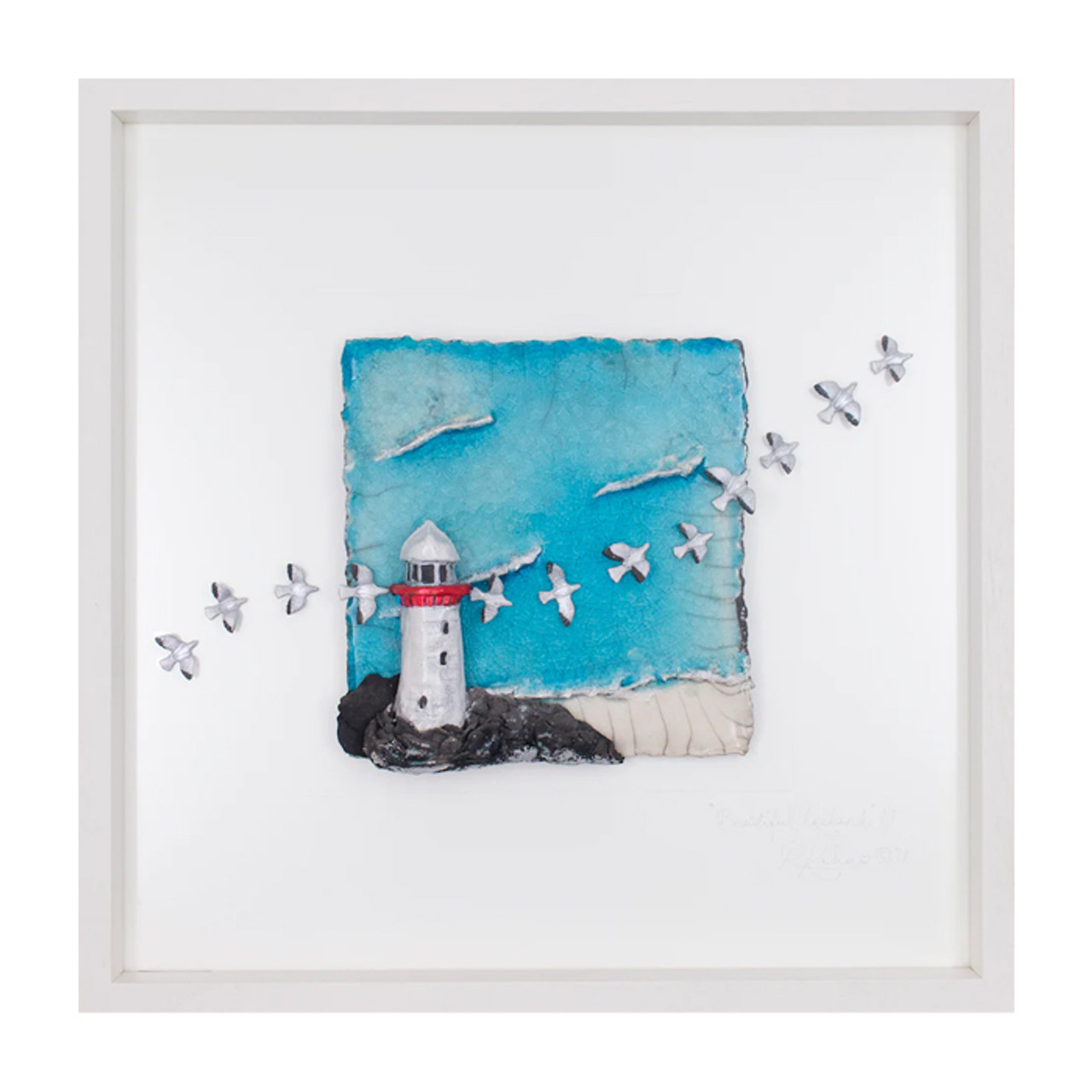Beautiful Ireland ~ Lighthouse The Heritage Collection 53x53cm *in-store
