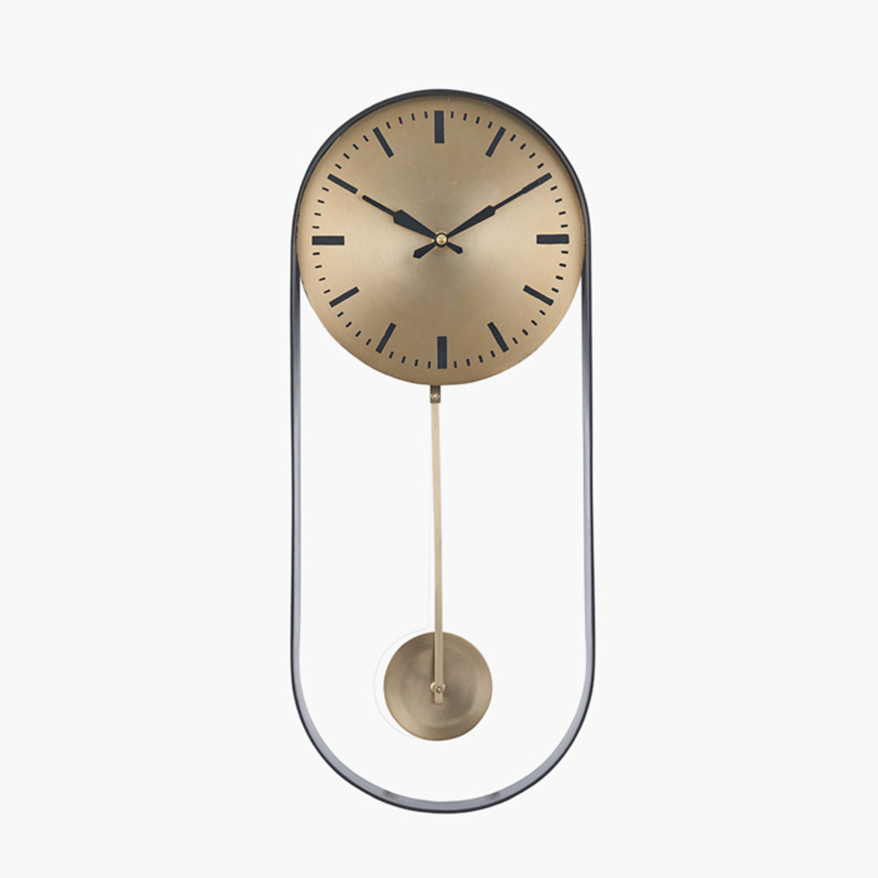 Antique Brass Pendulum Wall Clock *in-store