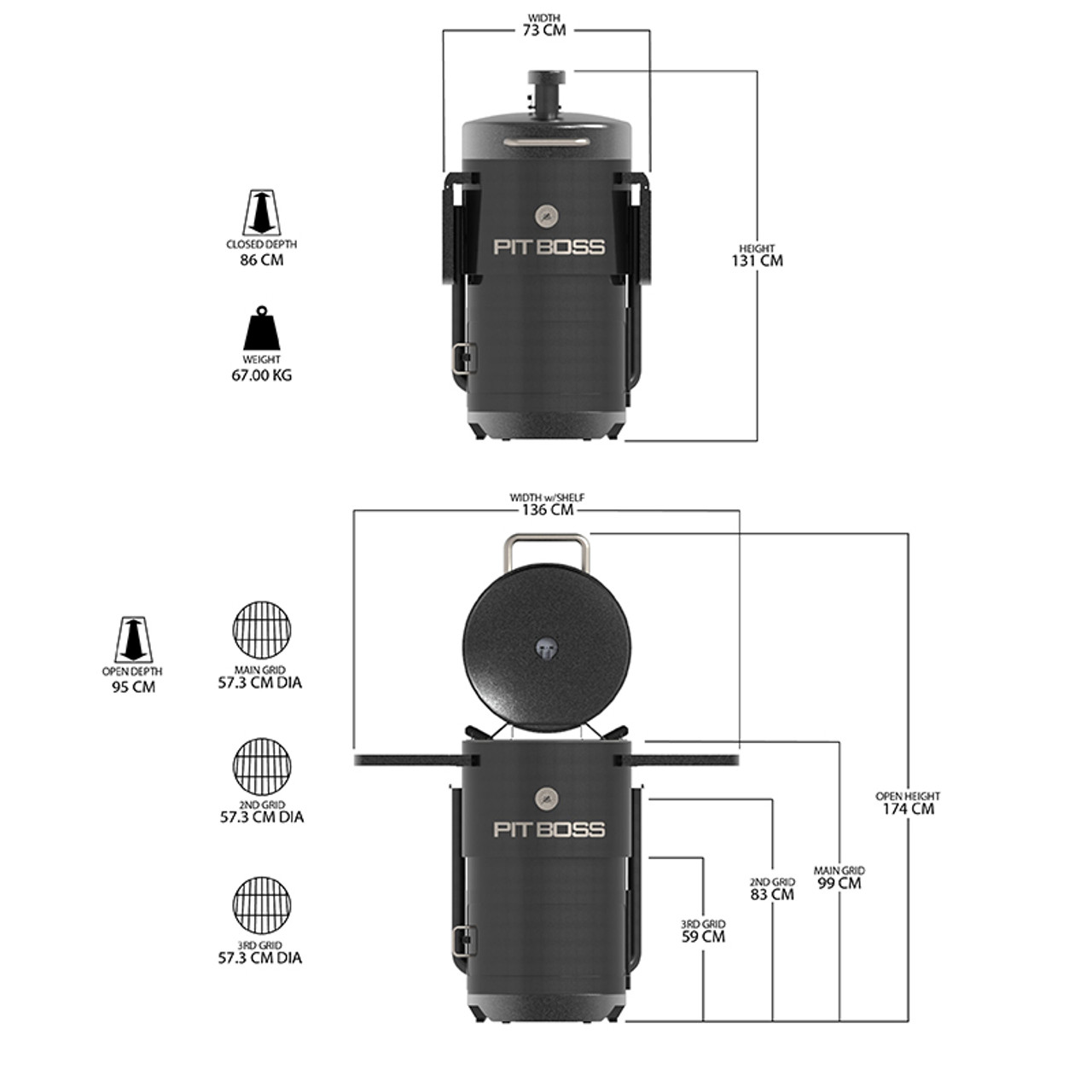 Champion Charcoal Barrel Smoker