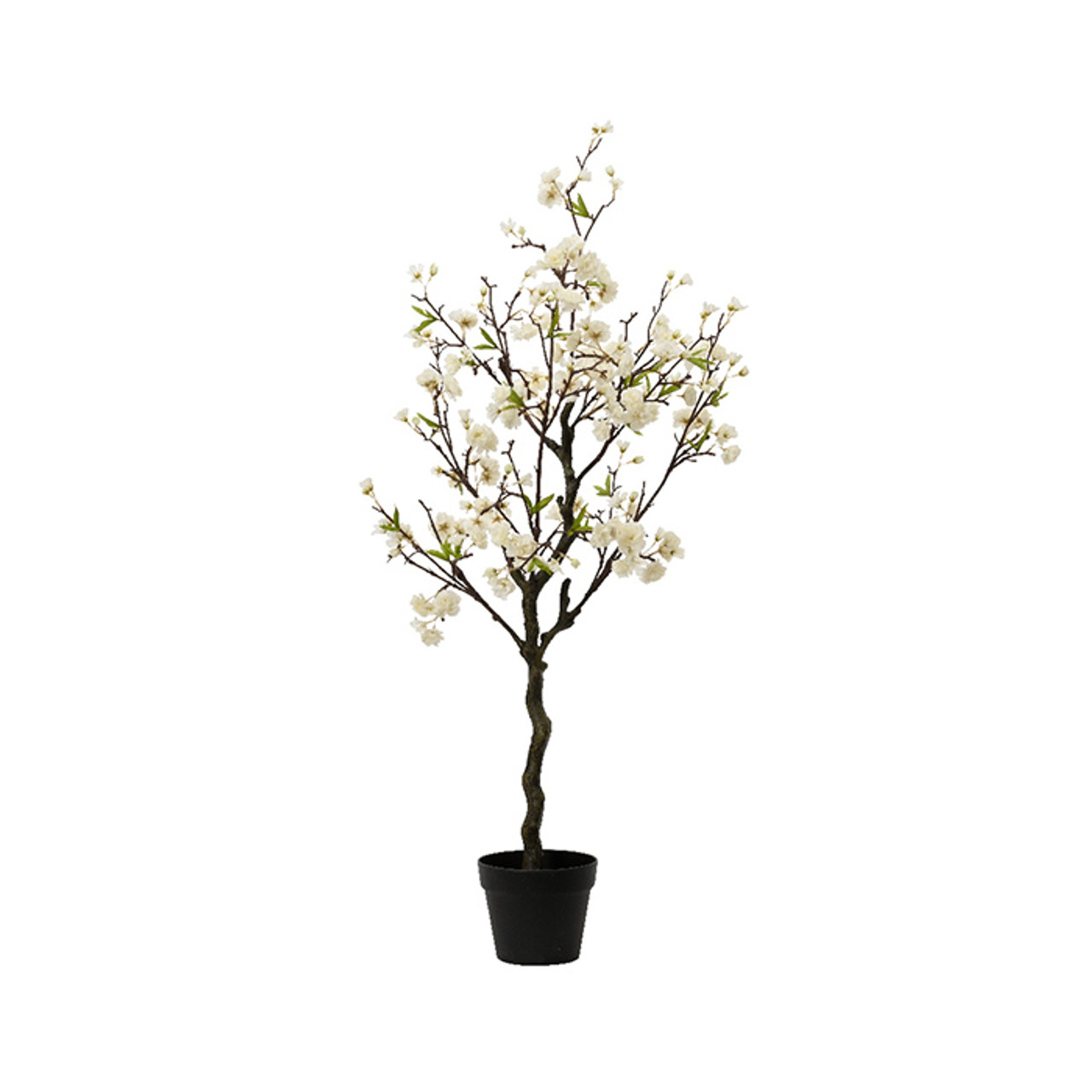 Cherry blossom Cherry Tree in Pot Polyester White