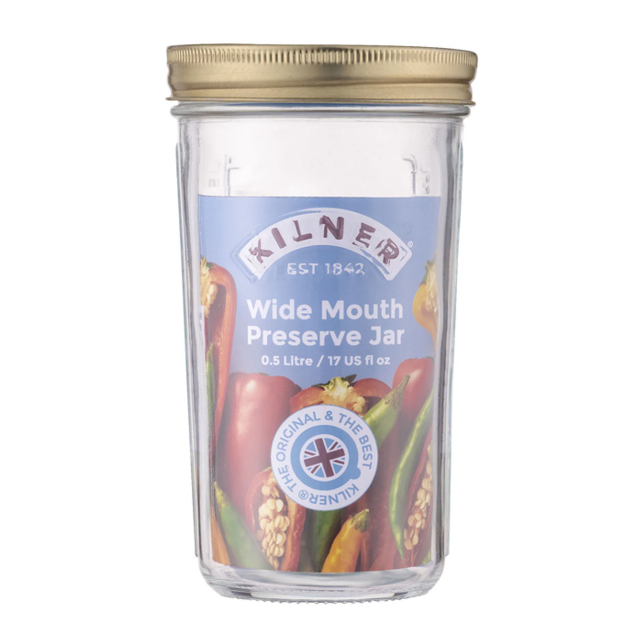 Wide Mouth Preserve Jar 0.5 Litre