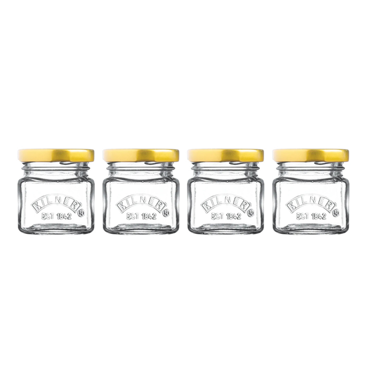 Set Of 4 Mini Jars 55ml