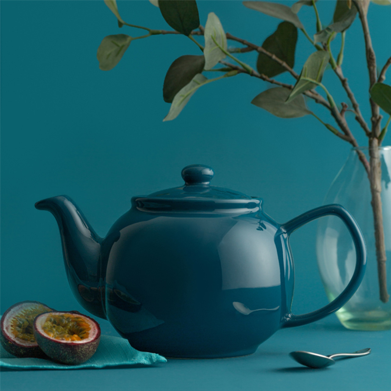 Teal 6 Cup Teapot