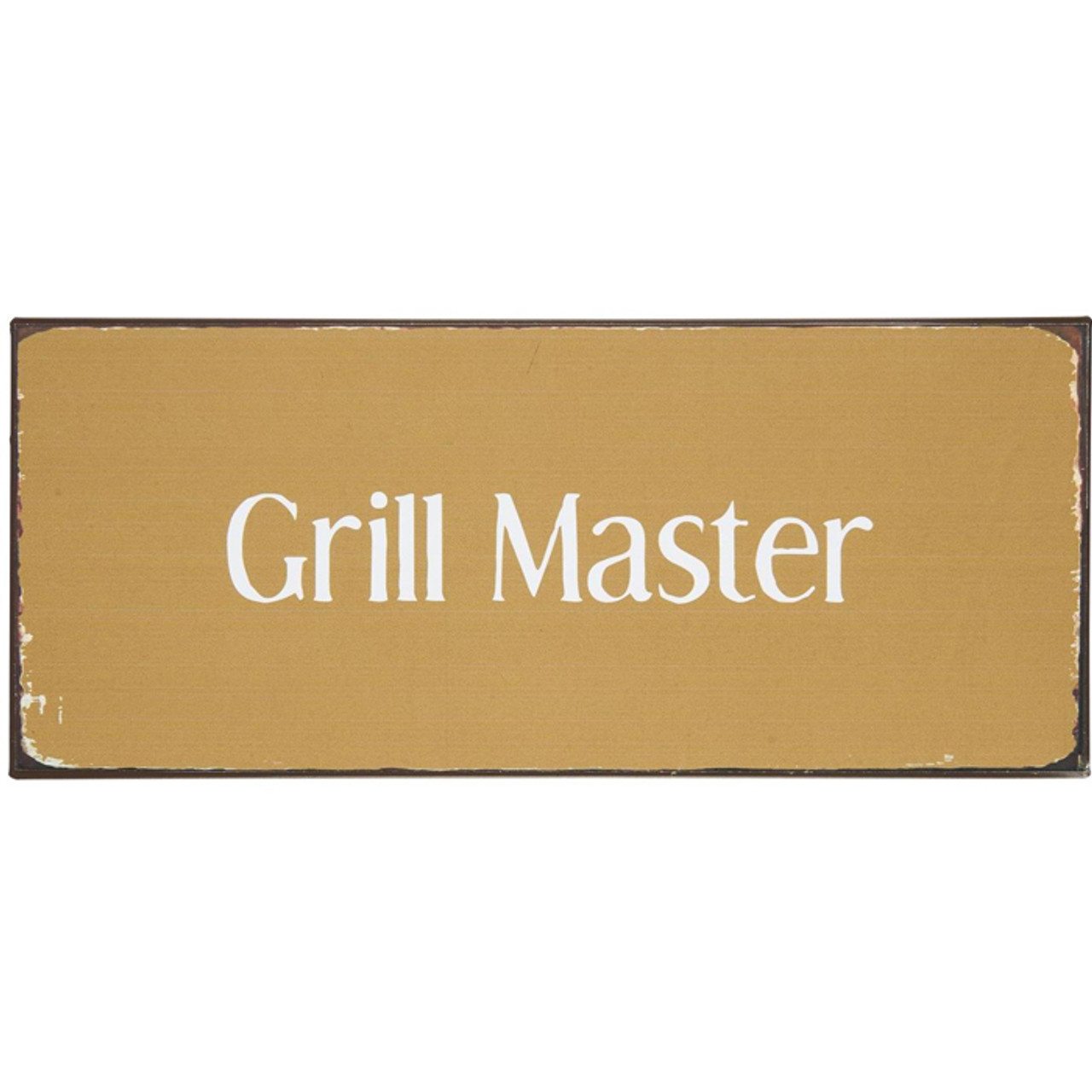 Metal Sign Grill Master