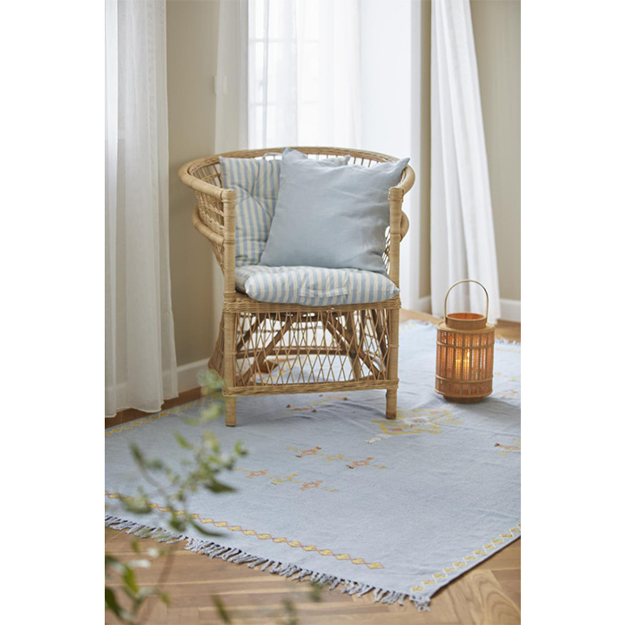 Nordic Sky Cotton Cushion 52x52cm