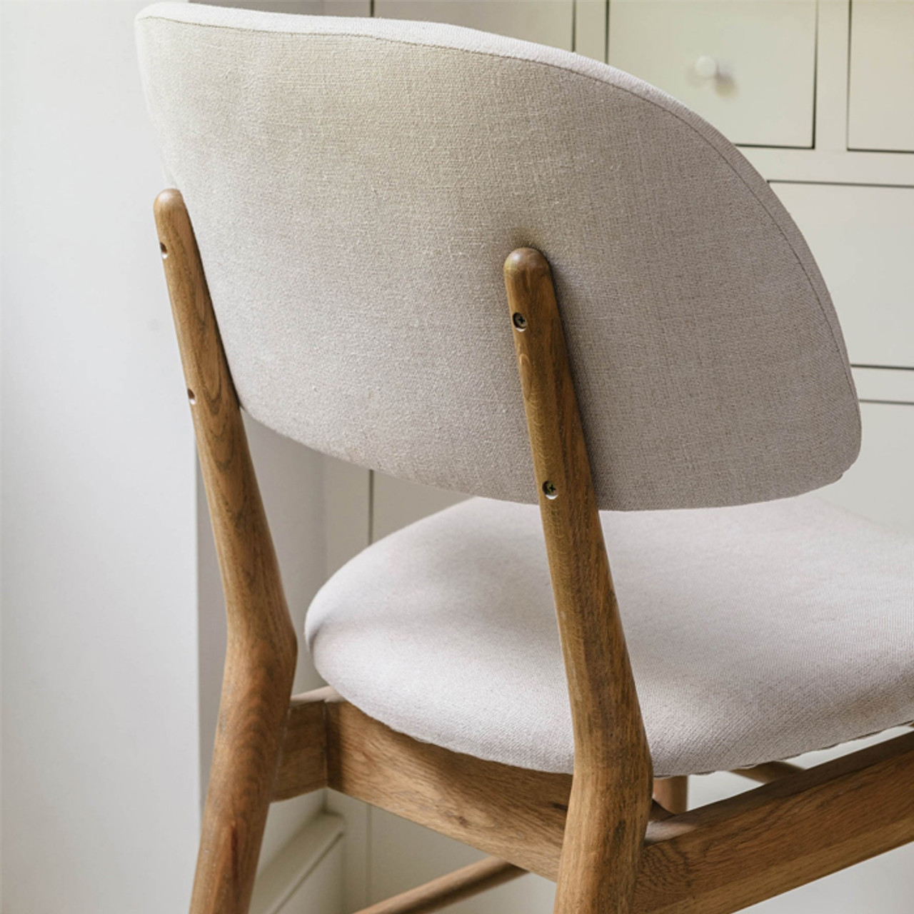 St James Beige and Oak Chair *in-store