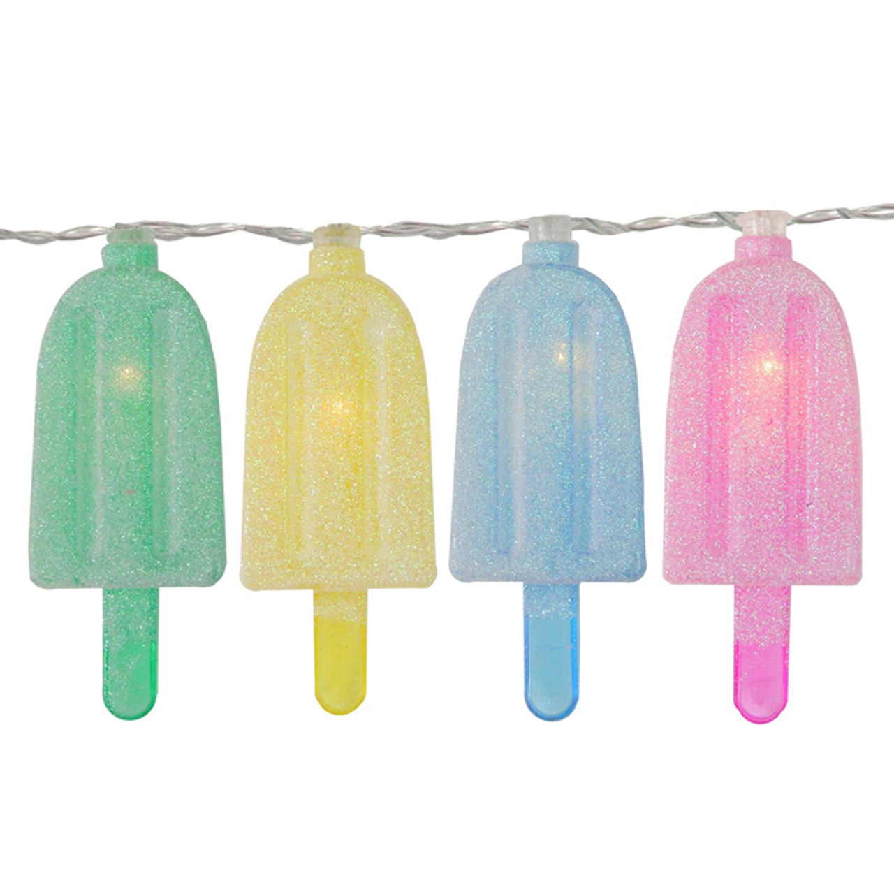 String Ice-Cream Multicolour LED 10 Pieces Battery Operated 120cm
